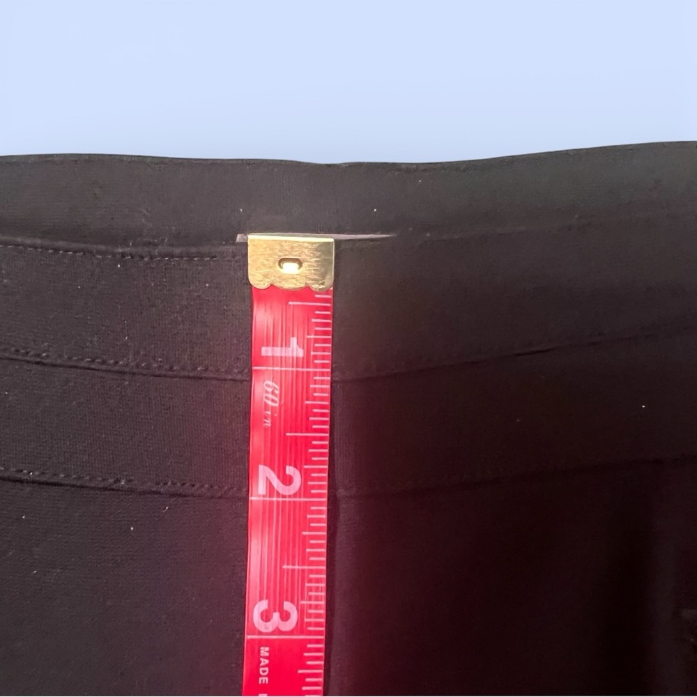 Maurice’s Black Skinny Ankle Pull On Pants Leggings Zipper‎ Detailing Sz M Short - Picture 10 of 14